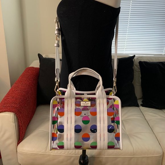 New KATE SPADE Medium Satchel See Through - Picture 5 of 6